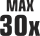 Numero max. di lavaggi consentiti 30 Numero max. di lavaggi consentiti 30