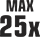 Numero max. di lavaggi consentiti 25 Numero max. di lavaggi consentiti 25