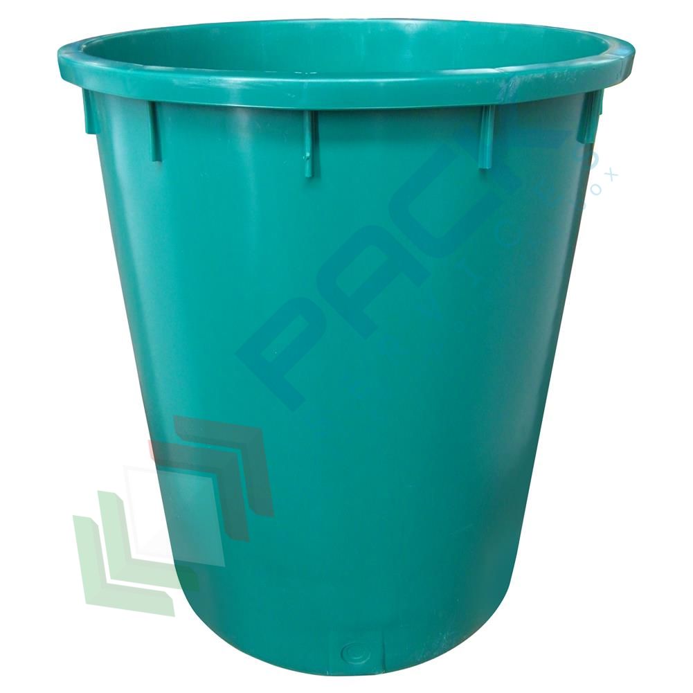 Bidone industriale in HDPE 150 Lt, verde