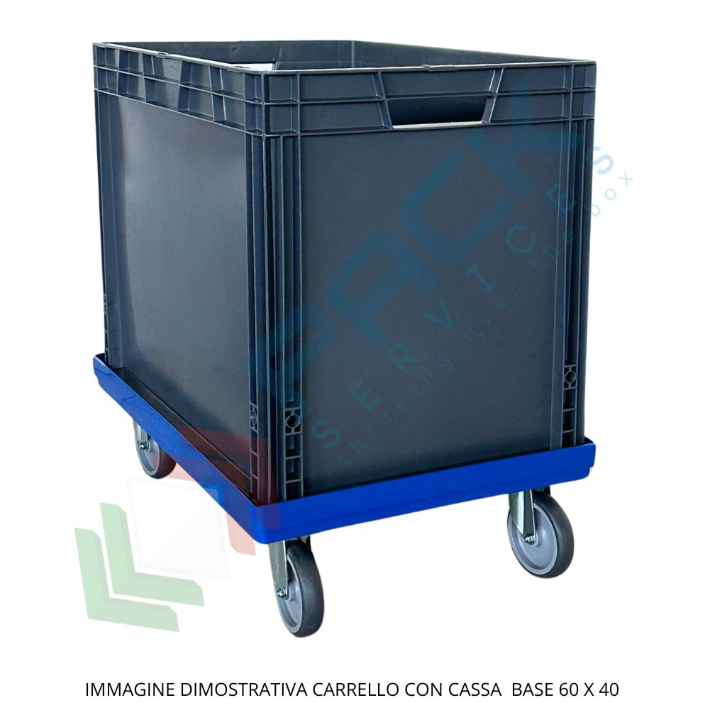 Carrello Trasporto Cargo Pro 400 Kg - Piastra 575x290 Mm, Con Ruote, Per Mobili Pesanti - Foto 11