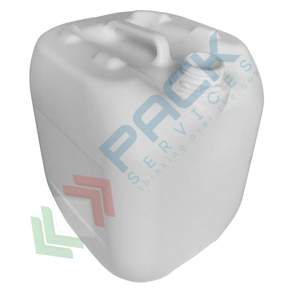 Tanica 5 litri in HDPE sterile (con tappo inviolabile senza guarnizione con  una gola rientrante) - Strumentazione per laboratorio