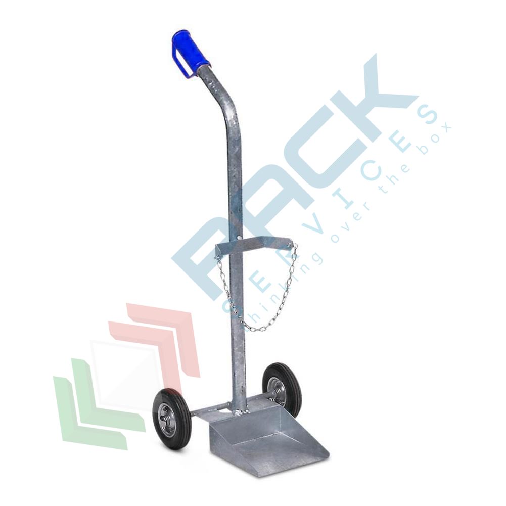 Carrello Per Bombole Gas - Acciaio Inox, Regolabile In Altezza, 2 Ruote, Per Bombole Da 10/15/20 Litri, Uso Interno/esterno
