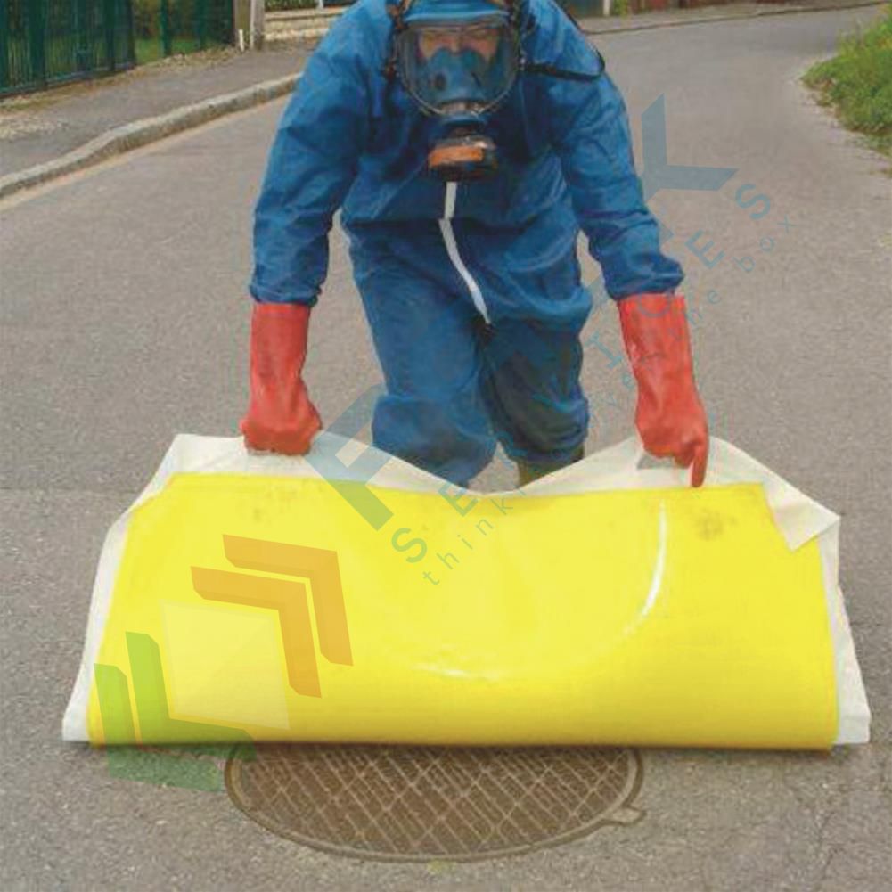 Tappeto Protettivo ADR Mobil Plastic 50x50cm - Poliuretano, Spessore 8mm, Giallo, Per Tombini - Foto 5