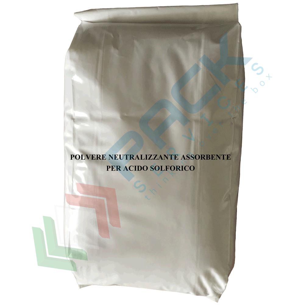 Polvere assorbente per acido solforico, sacco 15 Kg