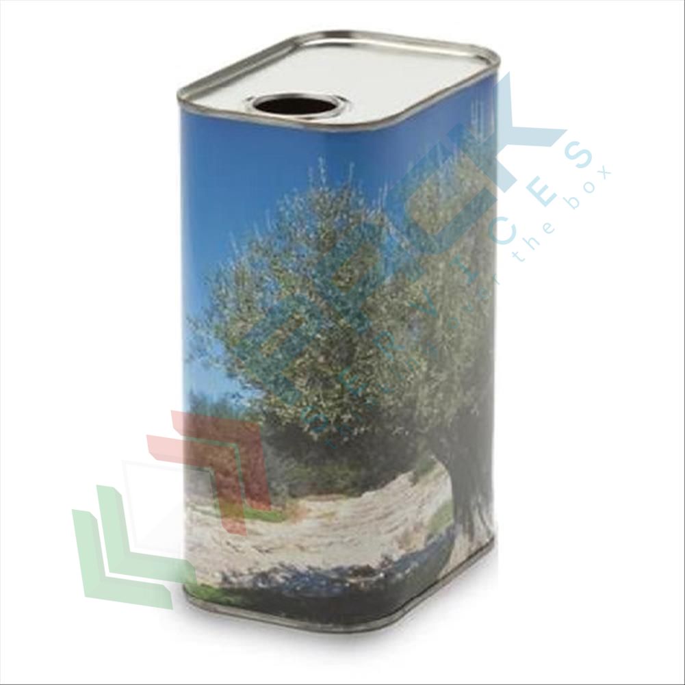 Lattina olio 1 Lt, Ø 32 mm, anonimo con albero