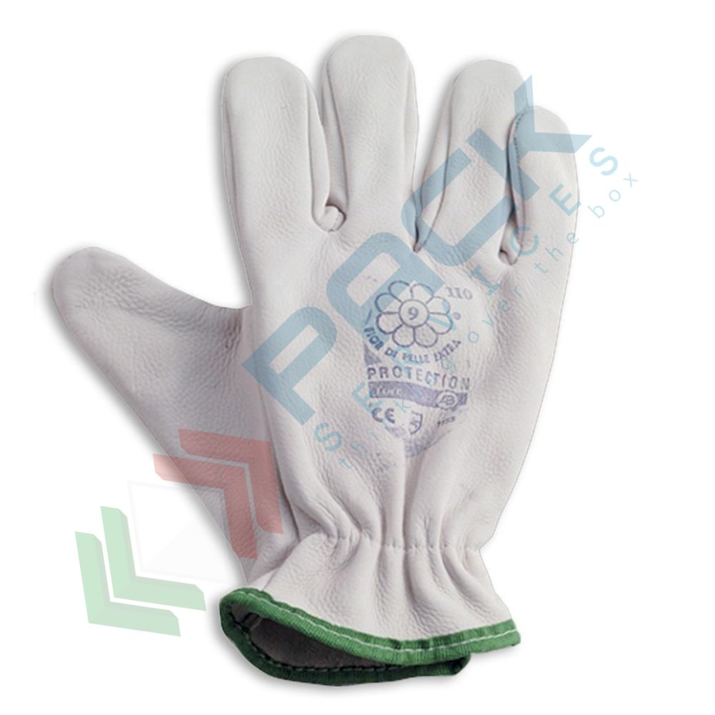 Guanti In Pelle Fiore Bovino Icoguanti - M - DPI 2 Cat. - Gpf / 8 (conf - Foto 5