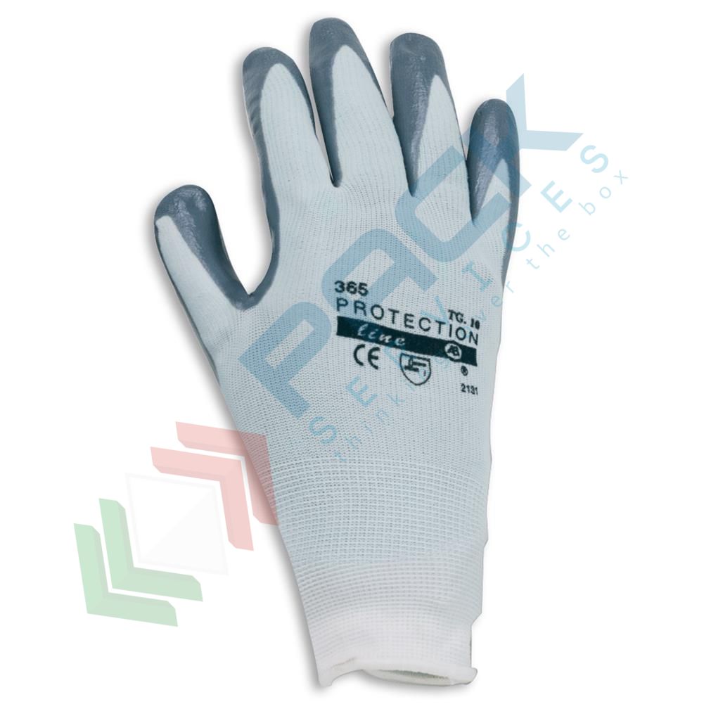TeXXor Guanti A Maglia Fine In Nylon Bianco - Senza Rivestimento, Calibro 13, EN 388, Per Lavori Di Precisione E Ispezione