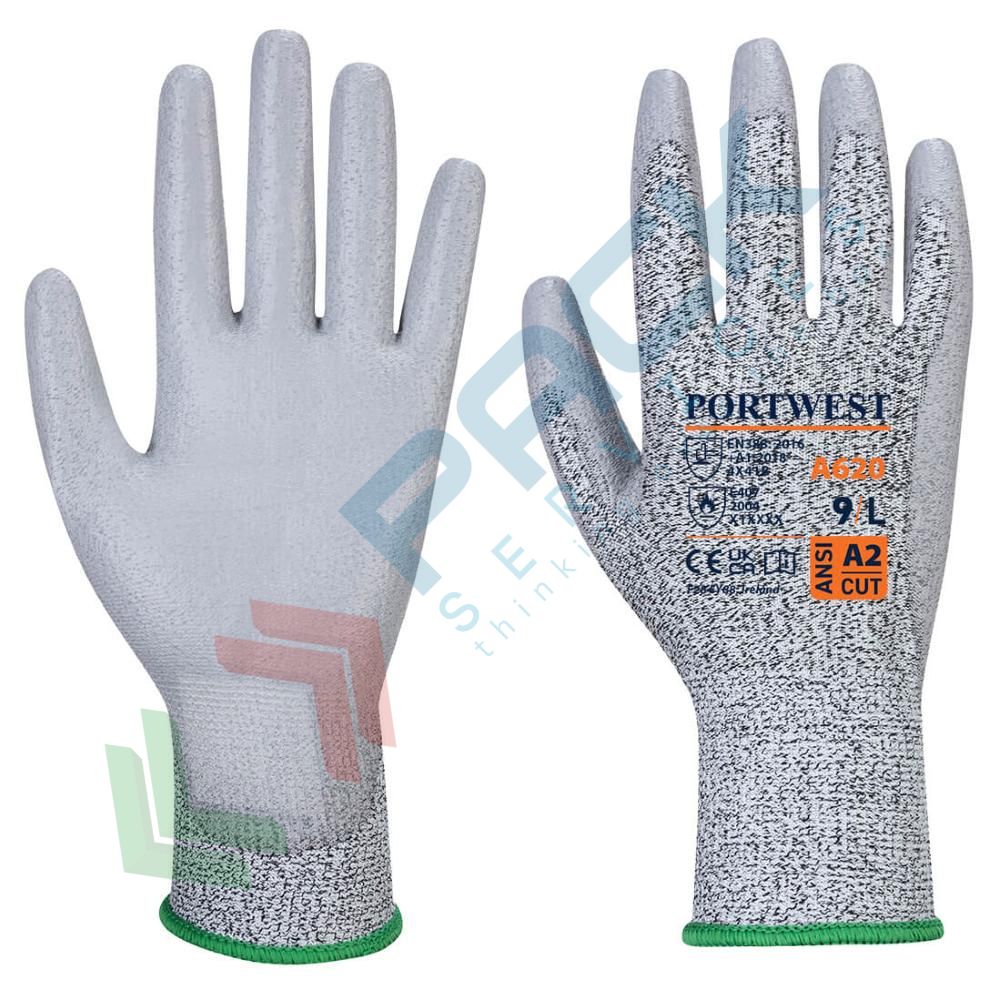 12 Paia Guanti Da Lavoro Nitras 03400 Giallo Nitrile EN 388 Cat. II - Taglia 10, Antiscivolo, Flessibili