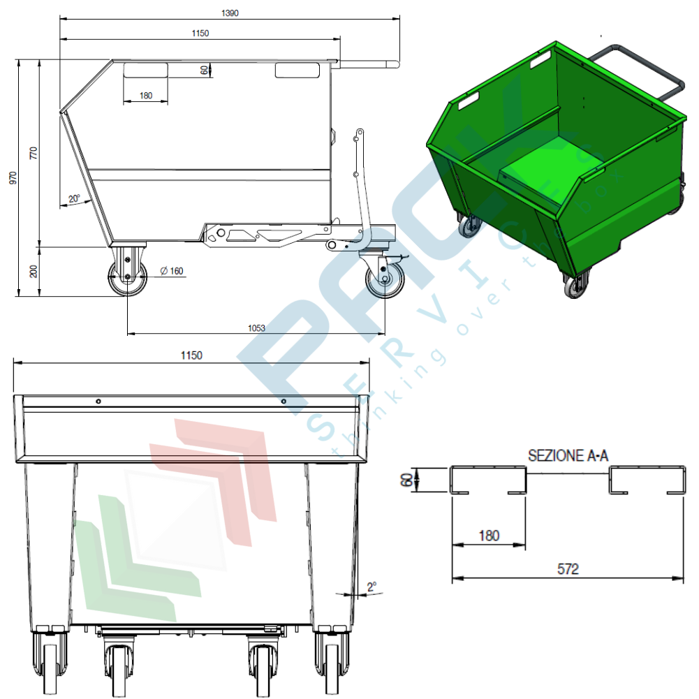 Trampoli Con Benna Per Bambini - Rosa, 13cm, Gioco Per Equilibrio E Coordinazione (da 3 Anni) - Foto 4