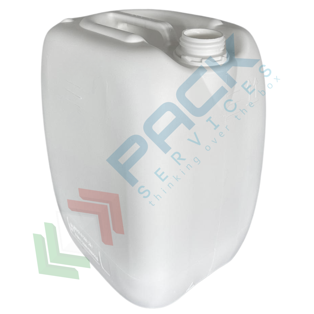 Tanica In Plastica HDPE 11 Lt - Sovrapponibile, Omologata ADR/ONU, Colore Bianco - Foto 2