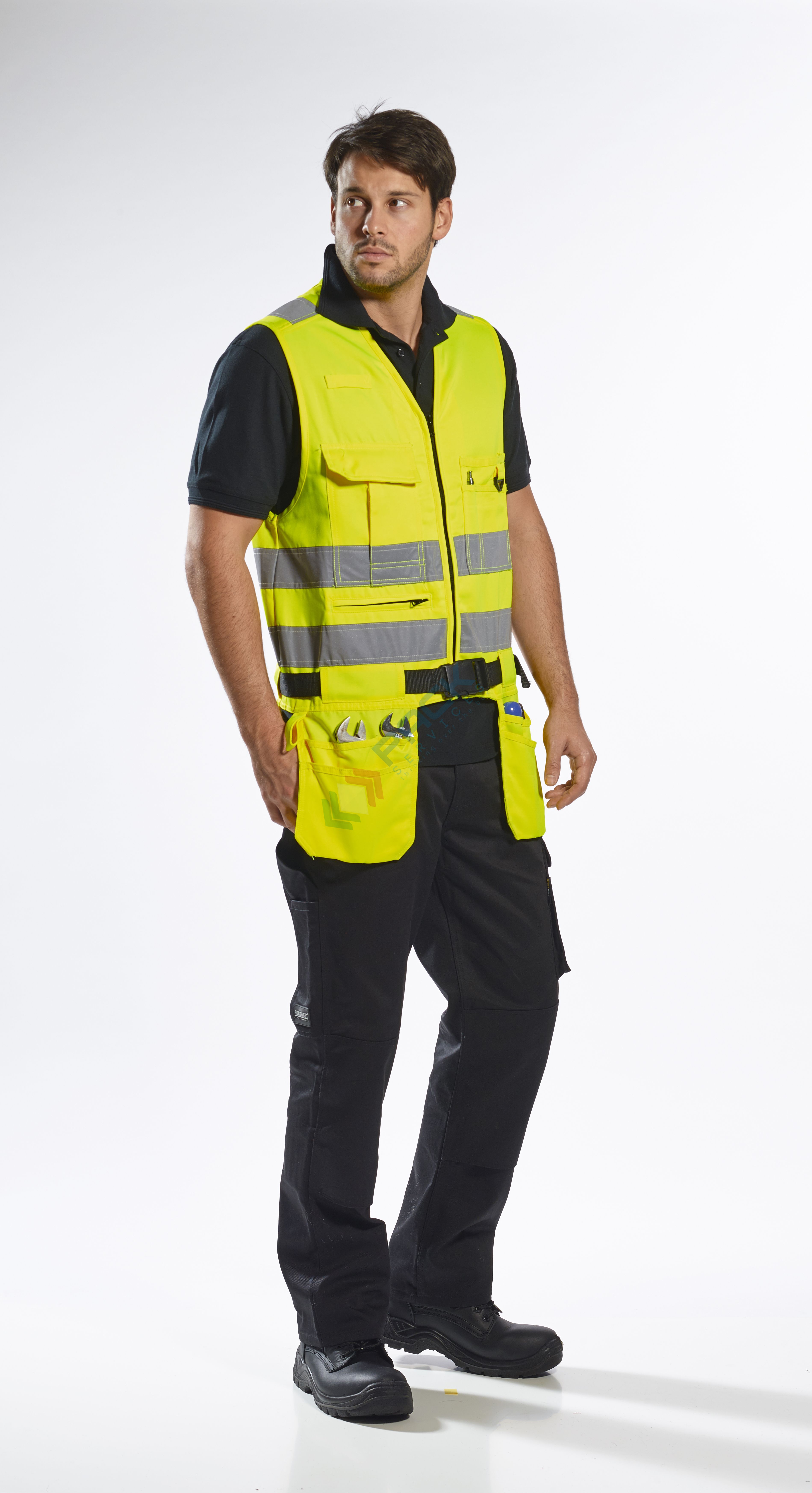 Gilet Alta Visibilit Con Tasche Portautensili gilet-alta-visibilit-con-tasche-portautensili