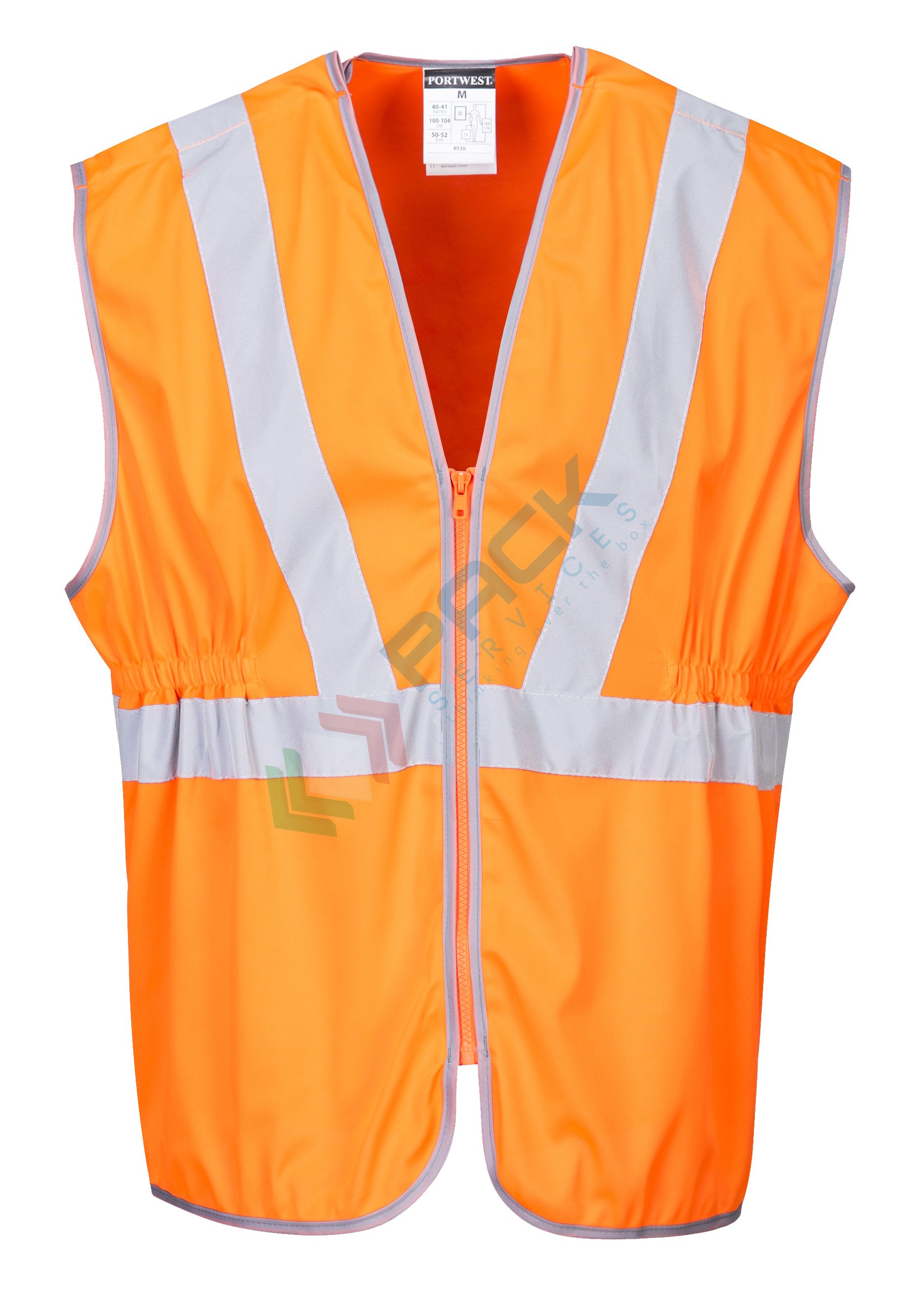 JZK Gilet Antinfortunistici Arancione XL Gilet Sicurezza In Rete - Foto 11