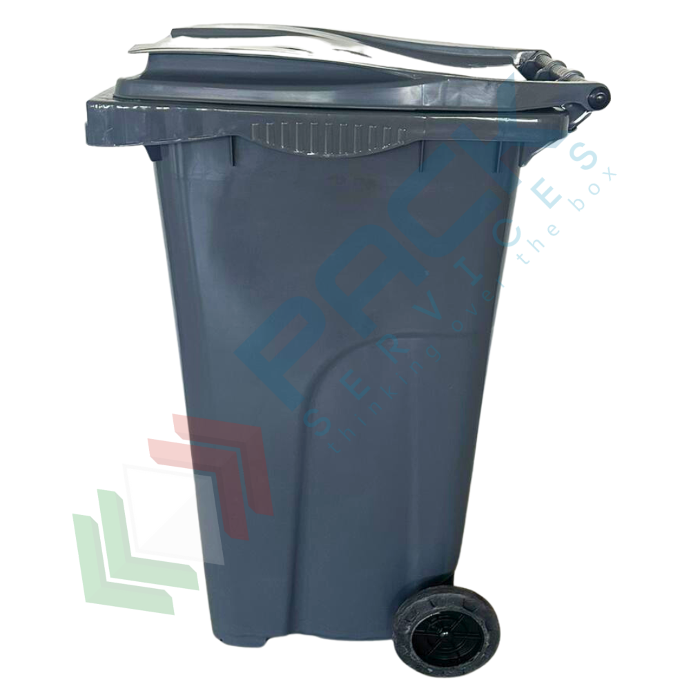 Bidone Raccolta Differenziata 240 Lt Giallo - Carrellato UNI EN 840