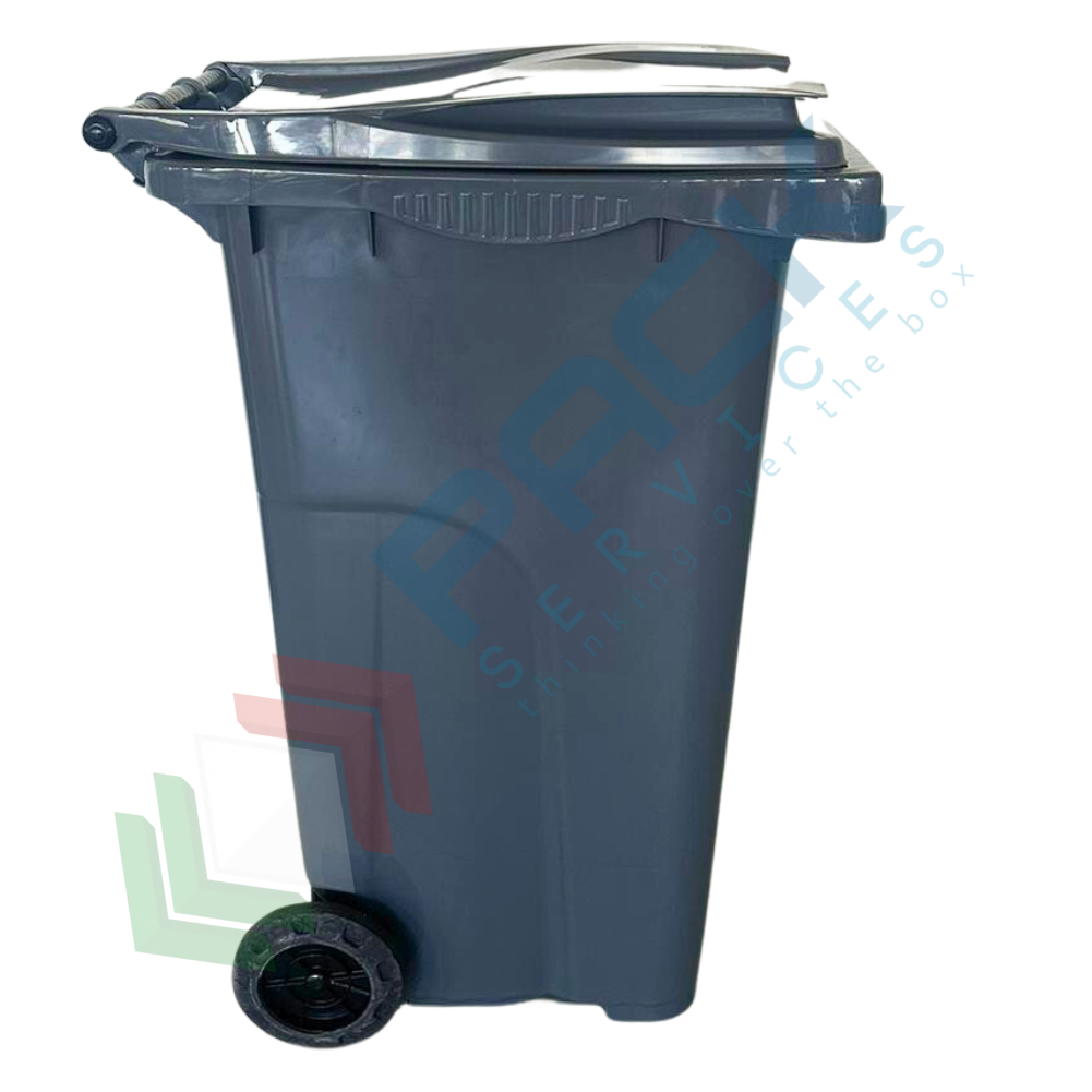 Bidone per rifiuti conforme a DIN EN 840: capacità 240 l, largh. x