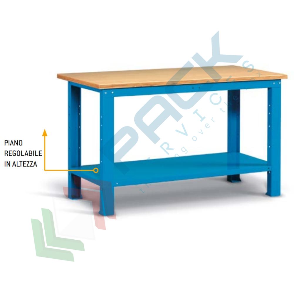 Banco Lavoro SOGI X3L-11_c - Banco Professionale 2mt 3 Cassetti - Foto 11