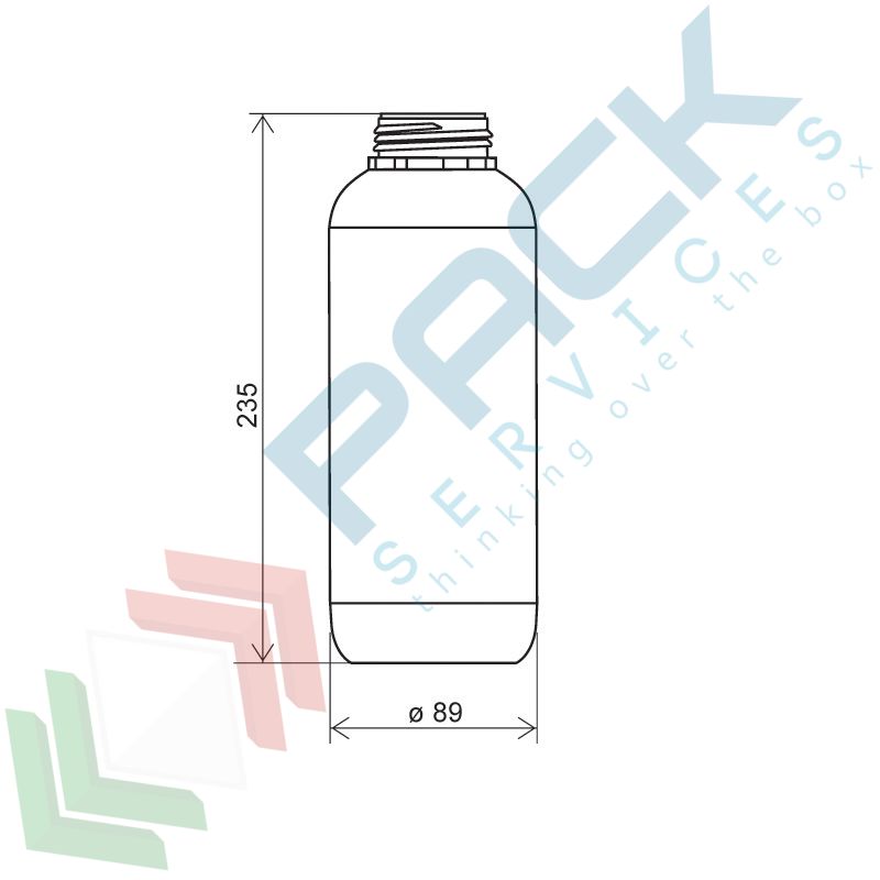Produzione preforme e bottiglie in plastica e PET 648 - Collo a pressione 29/21 - Daunia Plast