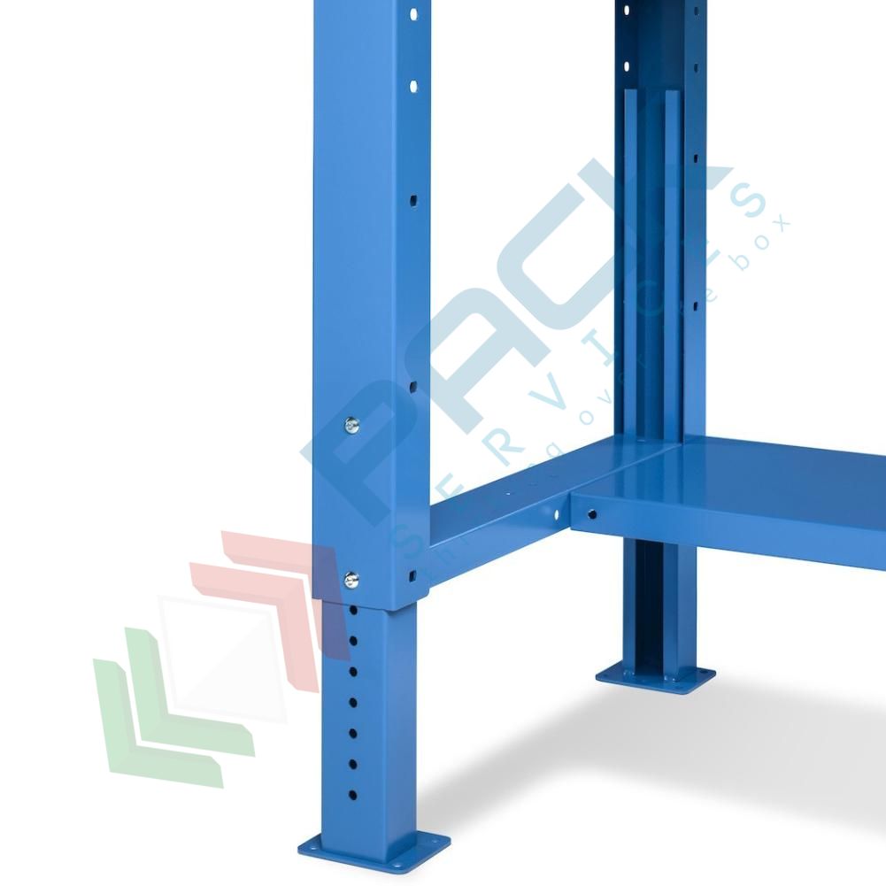 Banco Da Lavoro Piano In Legno, 150 Cm, 4 Cassetti - Foto 9