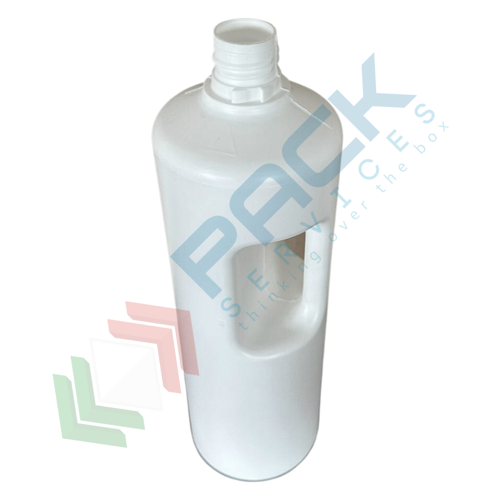 125 PEZZO BOTTIGLIE Vuote 1000 ML di Plastica Bianco Rundflaschen 1 Litro  EUR 133,02 - PicClick IT