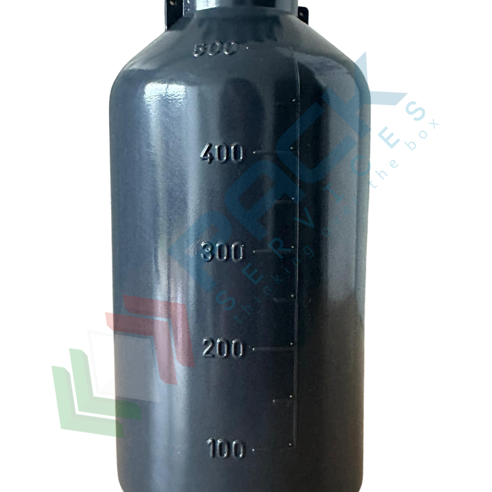 Lotto 10 Bottiglie Corning Pyrex 160mL Con Tappo Per Laboratorio - Usate - Foto 2