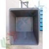 Benna ribaltabile con ruote, in plastica, capacità 1000 Lt, colore grigio, Tipologia: Benna Scarico con Muletto in Plastica, Pareti: Chiuse, Base: 4 Ruote, Capacità: 1000 Lt, Portata (Kg): 1000, 5 image vendita, produzione, prezzi e offerte