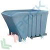 Benna ribaltabile con ruote, in plastica, capacità 1000 Lt, colore grigio, Tipologia: Benna Scarico con Muletto in Plastica, Pareti: Chiuse, Base: 4 Ruote, Capacità: 1000 Lt, Portata (Kg): 1000 vendita, produzione, prezzi e offerte