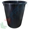 Bidone industriale in plastica (HDPE) 150 Lt, sovrapponibile e inseribile, Mis. Ø 565 x 700 H mm, colore nero (coperchio escluso), Tipologia: Bidone Industriale, Capacità: 150 Lt, Chiusura: Coperchio a Pressione, Contatto Diretto con Alimenti: NO, Colore: Nero vendita, produzione, prezzi e offerte