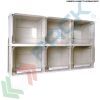 Cassettiera porta minuteria in plastica (PET), con 3 cassetti, Mis. 600 L x 155 P x 175 H mm, colore grigio chiaro, Tipologia: Cassettiera Crystal Box, Versione: Profondità 15,5 cm, Cassetti/e nr.: 3, Colore: Grigio Chiaro, 5 image vendita, produzione, prezzi e offerte