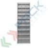 Scaffale con cassettiere porta minuteria, capacità 30 cassetti, Mis. 665 L x 250 P x 2000 H mm, colore grigio chiaro, Tipologia: Scaffale, Tipo Contenitore: Cassette Portaminuteria, Versione: Standard, Cassetti/e nr.: 30, Colore: Grigio Chiaro, Misura: 665 L x 250 P x 2000 H mm vendita, produzione, prezzi e offerte