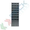 Scaffale con cassettiere porta minuteria, capacità 30 cassetti, Mis. 665 L x 250 P x 2000 H mm, colore grigio scuro, Tipologia: Scaffale, Tipo Contenitore: Cassette Portaminuteria, Versione: Standard, Cassetti/e nr.: 30, Colore: Grigio Scuro, Misura: 665 L x 250 P x 2000 H mm vendita, produzione, prezzi e offerte