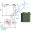 Fossa settica monocamerale, A.E. 10, Mis. 780 L x 1300 P x 1250 H mm, capacità 1000 Lt, Utilizzo: Trattamento Primario, Tipologia: Fossa Settica, Volume (Lt): 1000, Versione: Monocamerale, 10 image vendita, produzione, prezzi e offerte