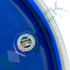 Fusto in ferro cilindrico ad apertura totale, capacità 220 Lt, ADR/ONU per liquidi, Mis. Ø 595 x 885 H mm, corpo blu interno grezzo, coperchio con cravatta e tappi Tri-sure (inclusi), Tipologia: Fusto Apertura Totale Cilindrico, Capacità: 220 Lt, Ideale per: Solidi, Polveri e Liquidi, Ø Diametro (mm): 595, Altezza (mm): 885, Colore Esterno / Interno: Blu - Grezzo, 10 image vendita, produzione, prezzi e offerte