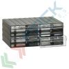 Cassettiera in plastica componibile con 4 cassetti, mis. 562 L x 390 P x 228 H mm, colore trasparente, Tipologia: Cassettiera Maxi, Cassetti/e nr.: 4, Formato: Formato T/F, Colore: Nero + Trasparente vendita, produzione, prezzi e offerte