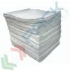 Panni assorbenti per oli ed idrocarburi, versione rinforzata, Mis. 50 x 40 cm, capacità assorbimento per foglio 1,25 Lt - totale 125 Lt, conf. 100 pz, Tipologia: Assorbenti per Oli e Idrocarburi, Modello: Panno, Misura: 50 x 40 cm, Versione: Rinzorfato, Confezionamento: 100 Pz., Capacità di Assorbimento Conf. (Lt): 121 vendita, produzione, prezzi e offerte