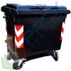 Cassonetto per la raccolta differenziata rifiuti, capacità 660 Lt, certificato UNI EN 840, coperchio piano, colore nero, Tipologia: Cassonetto UNI EN 840, Capacità: 660 Lt, Chiusura: Coperchio Piano, Versione: Standard, Colore: Nero vendita, produzione, prezzi e offerte