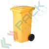 Bidone spazzatura per la raccolta differenziata rifiuti, capacità 80 Lt, certificato UNI EN 840, per uso esterno, colore giallo, Tipologia: Bidone UNI EN 840, Capacità: 80 Lt, Chiusura: Coperchio a Cerniera, Versione: Standard, Colore: Giallo vendita, produzione, prezzi e offerte