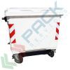 Cassonetto per la raccolta differenziata rifiuti, capacità 660 Lt, certificato UNI EN 840, coperchio piano, colore bianco, Tipologia: Cassonetto UNI EN 840, Capacità: 660 Lt, Chiusura: Coperchio Piano, Versione: Standard, Colore: Bianco vendita, produzione, prezzi e offerte