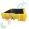 Vasca di contenimento liquidi in plastica (PE) modulare, con griglia, ideale per 4 fusti , volume di raccolta 650 Lt, Mis. 1500 L x 1500 P x 400 H mm, colore giallo, Tipologia: Vasca per Fusti, Ideale per: 4 Fusti, Versione: Modulare, Materiale: Plastica, Volume di Raccolta (Lt): 650 vendita, produzione, prezzi e offerte