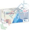 Guanti monouso in nitrile senza polvere, con superficie micro ruvida, lunghezza 24 cm, peso 6,8 gr, AQL 1,0, spessore al palmo 0,13 mm, certificati 374-5 + 374-1, colore azzurro, tg. M, conf. 100 pz, Materiale: Nitrile, Versione: Senza Polvere, Colore: Azzurro, AQL: 1, Spessore al Palmo : 0,13 mm, Taglia: M, 4 image vendita, produzione, prezzi e offerte