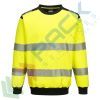 Felpa alta visibilità girocollo, senza cappuccio, PW3 modello performante, 65% poliestere + 35% cotone, 300 gr, senza zip, omologata EN ISO 20471, colore giallo + nero, Tipologia: Felpa Alta Visibilità, Colore: Giallo + Nero, Taglia: 4XL, Vestibilità: Regular vendita, produzione, prezzi e offerte