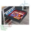 Banco da lavoro con ruote, piano in legno e 1 cassetto, gambe regolabili in altezza, Mis. 2000 L x 750 P x 887/1262 H mm, colore blu, Tipologia: Banco con Ruote, Gambe: Regolabili, Materiale Piano: Legno, Larghezza (cm): 200, Versione: 1 Cassetto, Colore: Blu, 8 image vendita, produzione, prezzi e offerte