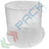Secchio plastica (PP) conico, capacità 12 Lt, Mis. Ø 265 x 263 H mm, omologato ADR/ONU, manico in plastica, chiusura a pressione (coperchio escluso), colore neutro, Tipologia: Secchio Conico, Capacità: 12 Lt, Omologazione ADR: SI, Manico: Plastica, Colore: Neutro, Made In: Italia, 5 image vendita, produzione, prezzi e offerte