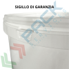 Secchio plastica (PP) conico, capacità 5 Lt, Mis. Ø 230 x 155 H mm, manico in plastica, sigillo di garanzia e chiusura a pressione (coperchio ESCLUSO), Tipologia: Secchio Conico, Capacità: 5 Lt, Omologazione ADR: NO, Manico: Plastica, Colore: Bianco, Made In: Europa, 10 image vendita, produzione, prezzi e offerte