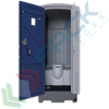Bagno mobile monoblocco in polietilene (PE), capacità utile vasca reflui 150 Lt, seduta inglese, pronto all'uso-montato, design compatto, corpo grigio-porta blu, Tipologia: Bagno Chimico, Seduta: Inglese, Capacità Utile - Vasca Reflui: 150 Lt, Sistema: Acqua Pulita (100 Lt) vendita, produzione, prezzi e offerte