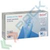 Guanti monouso in nitrile senza polvere, con superficie micro ruvida, lunghezza 30 cm, peso 6,2 gr, AQL 0,65, spessore al palmo 0,10 mm, certificati 374-5 + 374-1, colore azzurro, tg. M, conf. 100 pz, Materiale: Nitrile, Versione: Senza Polvere, Colore: Azzurro, AQL: 0,65, Spessore al Palmo : 0,10 mm, Taglia: M, 4 image vendita, produzione, prezzi e offerte