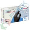 Guanti monouso in nitrile senza polvere, con superficie micro ruvida, lunghezza 24 cm, peso 4 gr, AQL 1,0, spessore al palmo 0,08 mm, certificati 374-5 + 374-1, colore nero, tg. M, conf. 100 pz, Materiale: Nitrile, Versione: Senza Polvere, Colore: Nero, AQL: 1, Spessore al Palmo : 0,08 mm, Taglia: M, 4 image vendita, produzione, prezzi e offerte