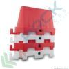 Barriera stradale spartitraffico impilabile, in plastica (PE), con giunto basso, colore bianco, Tipologia: New Jersey, Colore: Bianco, 4 image vendita, produzione, prezzi e offerte