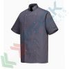 Giacca da lavoro, modello chef, tessuto Twil, 65% poliestere + 35% cotone, 1 tasca, 190 gr, manica corta, colore grigio, Colore: Grigio, Taglia: XS, 4 image vendita, produzione, prezzi e offerte