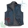 Gilet da lavoro 100% Poliestere Ripstop, rivestito PVC, 230 gr, imbottito e reversibile, finitura anti-pilling, colore blu navy, Colore: Blu Scuro, Taglia: XS, 2 image vendita, produzione, prezzi e offerte