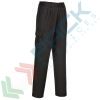 Pantalone da lavoro da donna, tessuto Kingsmill 65% Poliestere + 35% Cotone, 210 gr, modello Combat, comodo ed elegante, vestibilità regular, colore nero, Colore: Nero, Taglia: XS, Vestibilità: Regular, 4 image vendita, produzione, prezzi e offerte