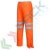 Pantaloni alta visibilità antipioggia 100% poliestere con doppio rivestimento in PU, 190 gr, traspiranti ed impermeabili, omologati CE + EN 343 + EN ISO 20471 Classe 2, colore arancione, tg. XS, Tipologia: Pantaloni Alta Visibilità, Colore: Arancione, Taglia: XS, Vestibilità: Regular, 2 image vendita, produzione, prezzi e offerte